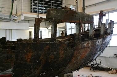 Alte Boote werden vom Verein Havbaade in Dänemark restauriert 
