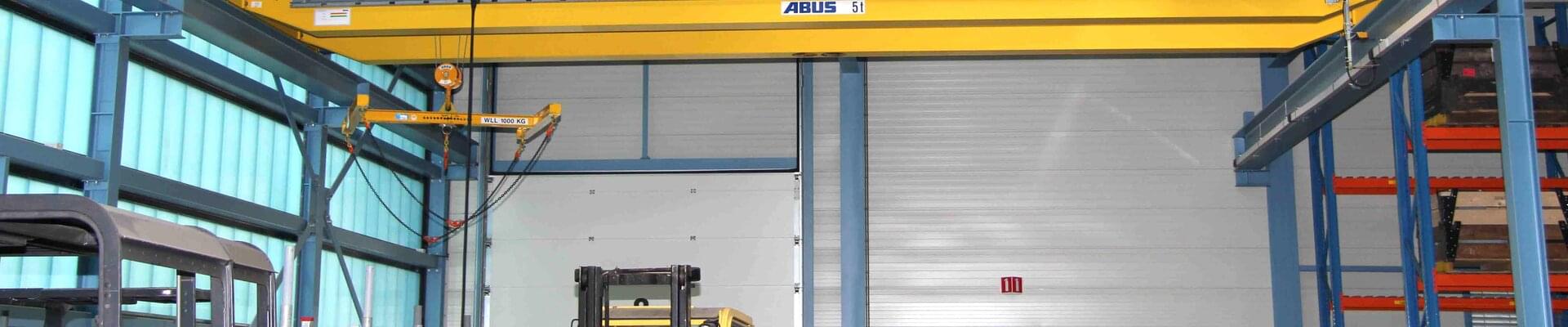 ABUS Kran mit einer Tragfähigkeit von 5 t in dem Unternehmen NedTrain Componenten in den Niederlanden