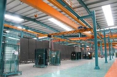 HB-System beschleunigt Produktionsfluss in Produktionshalle der Firma TVITEC in Spanien