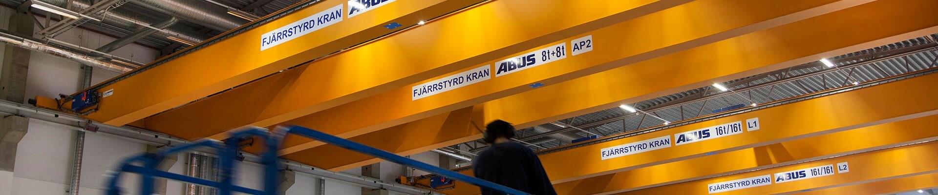ABUS Krane in Metallumformungsindustrie in Schweden
