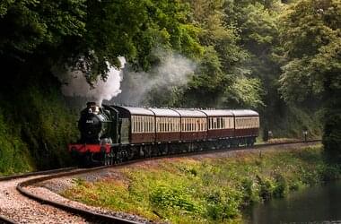 Englische Dampfeisenbahn South Devon Railway