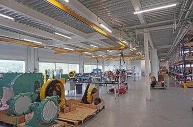 ABUS HB-System in Produktionshalle der Firma Bombas Boyser in Spanien