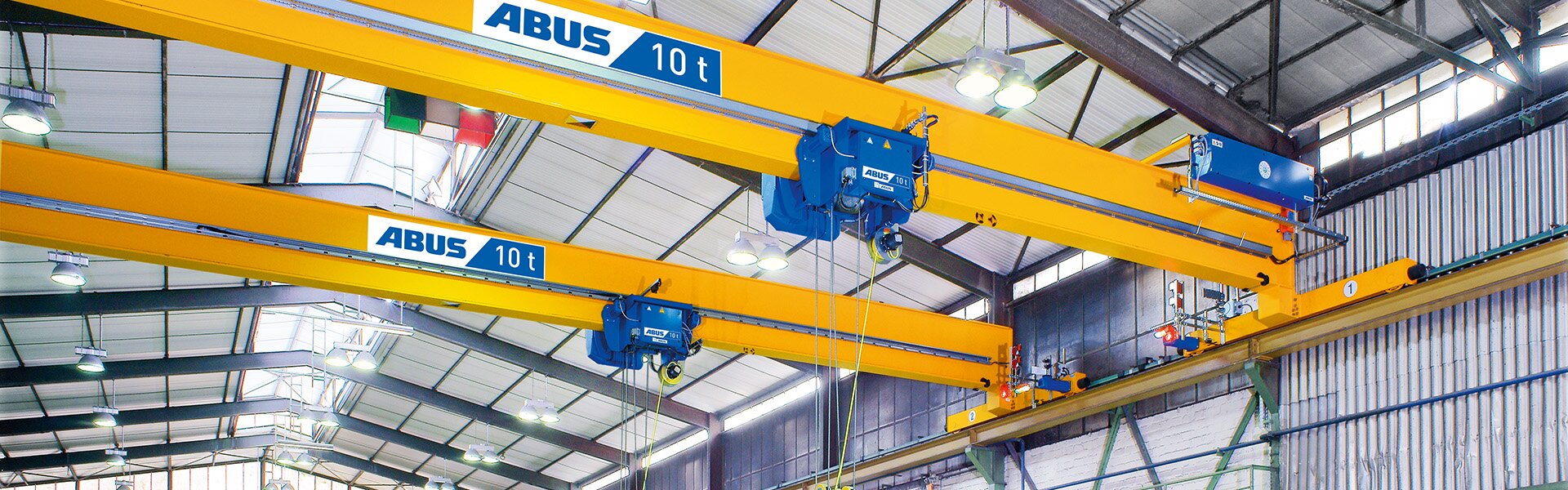 ABUS Einträgerlaufkran ABUS Einträgerlaufkran mit einer Tragfähigkeit von bis zu 16 t