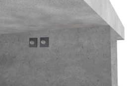 Kleine Vierkantplatte